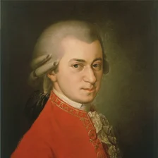W. A. Mozart — historical portrait